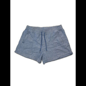 Athleta Womens Cabo 100% Linen Pull On Waist Tie Retreat Beach Short Size 18